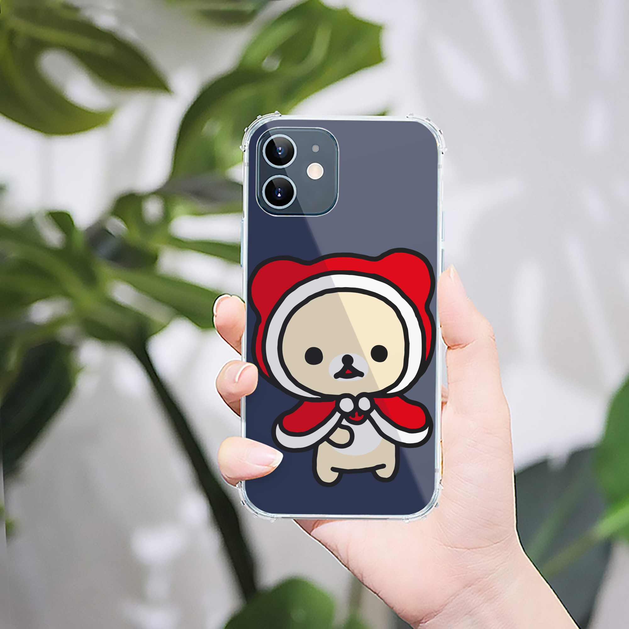 （画像用） リラックマ リラックマ キイロイトリ Rilakkuma Korilakkuma Kiiroitori 【iPhone 12シリーズ対応】透明スマホケース（クリアソフトケース）